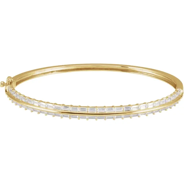 Lab-Grown Diamond Bangle Bracelet
