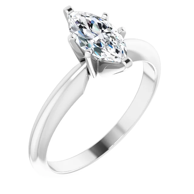 Heavyweight Solitaire Engagement Ring