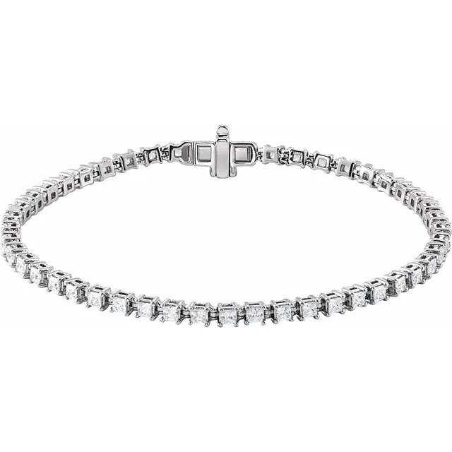 Lab-Grown Diamond Line Bracelet - Image 2