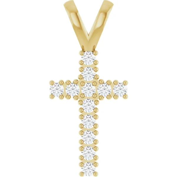 Accented Cross Pendant