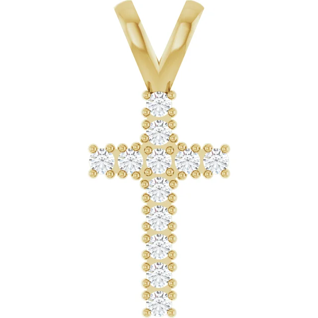 Accented Cross Pendant