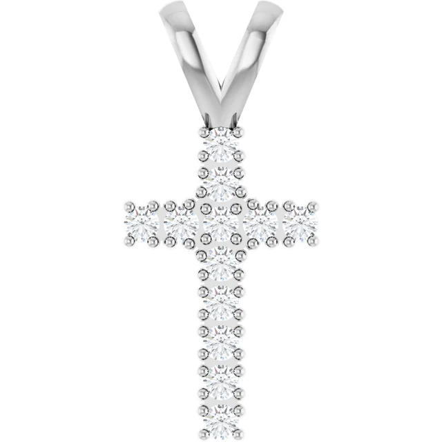 Accented Cross Pendant - Image 3