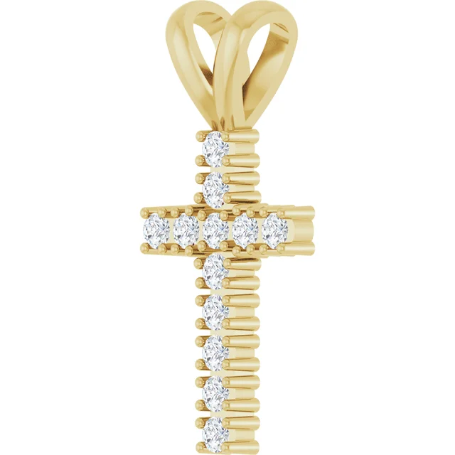 Accented Cross Pendant - Image 2