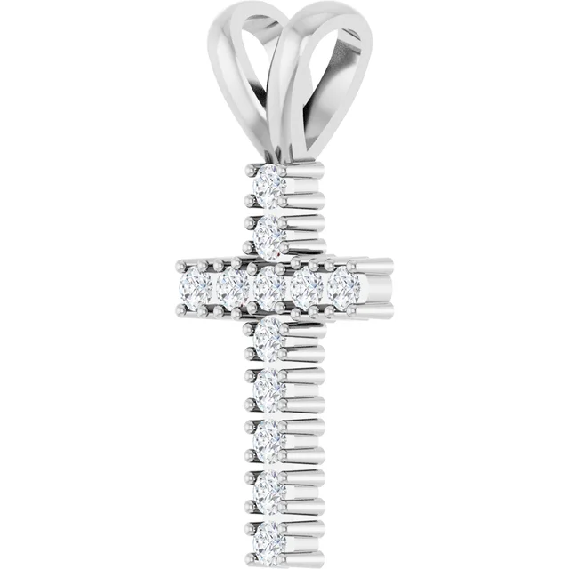 Accented Cross Pendant - Image 4