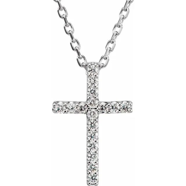 Petite Cross Necklace or Pendant - Image 2