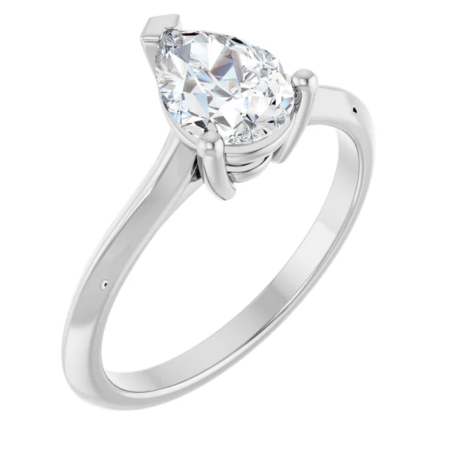 Solitaire Engagement Ring or Band