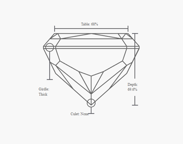GIA 1.01 Carat H-VS1 Ideal Cut Radiant Diamond - Image 3