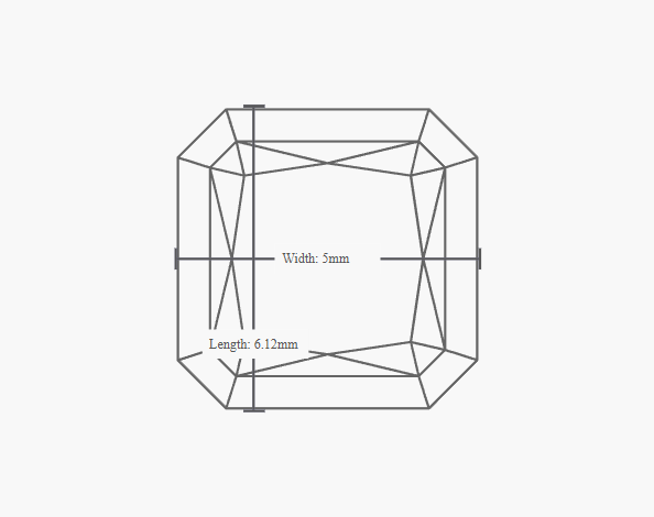 GIA 1.01 Carat G-VVS1 Very Good Cut Radiant Diamond - Image 2