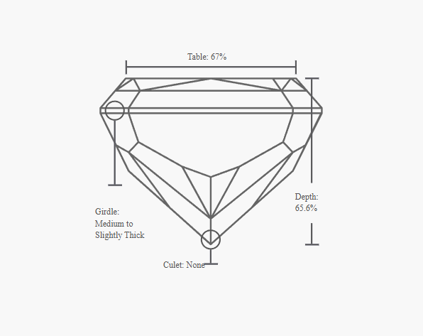 GIA 1.01 Carat H-VVS1 Ideal Cut Radiant Diamond - Image 3