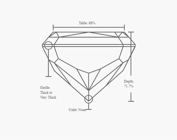 GIA 1.00 Carat H-VS2 Ideal Cut Radiant Diamond - Image 3