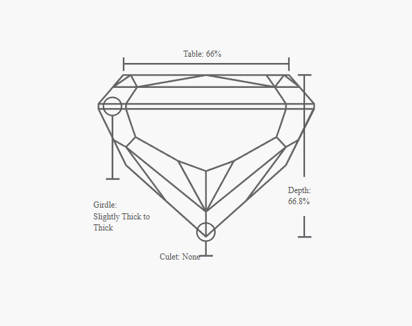 GIA 1.02 Carat H-VS1 Ideal Cut Radiant Diamond - Image 3