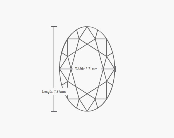 GIA 1.01 Carat H-VS1 Very Good Cut Oval Diamond - Image 2