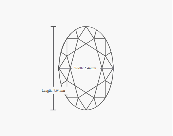 GIA 1.01 Carat H-VS2 Very Good Cut Oval Diamond - Image 2