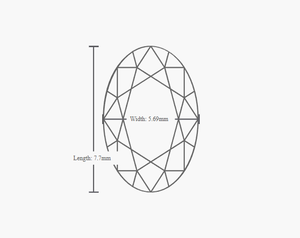 GIA 1.00 Carat G-VS2 Ideal Cut Oval Diamond - Image 2