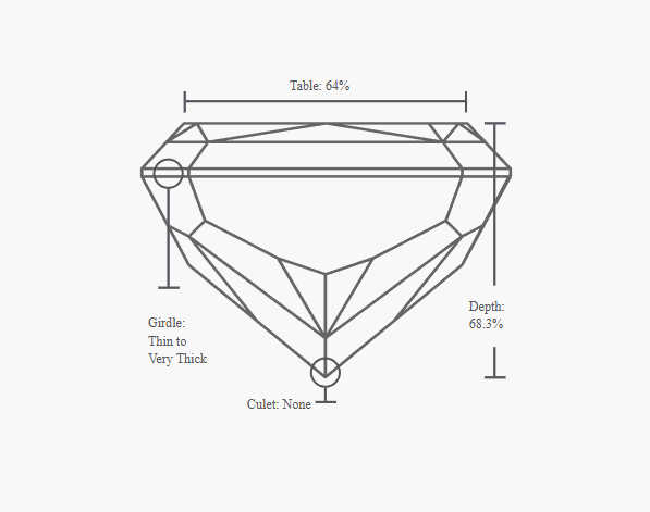 GIA 1.01 Carat H-VS1 Very Good Cut Cushion Modified Diamond - Image 3