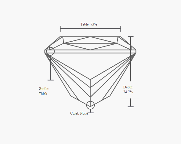 GIA 1.01 Carat G-VS1 Ideal Cut Princess Diamond - Image 3