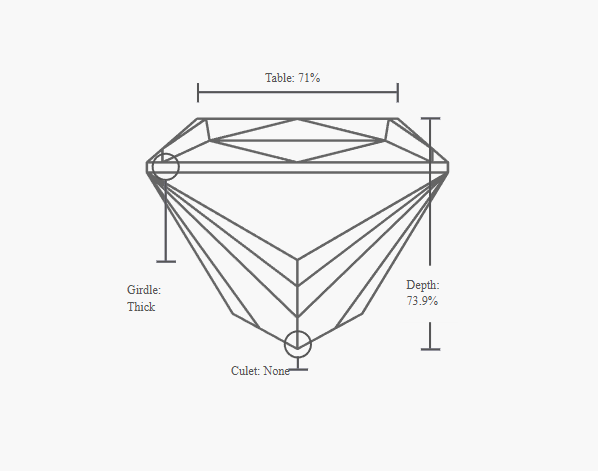GIA 1.01 Carat H-VS2 Ideal Cut Princess Diamond - Image 3
