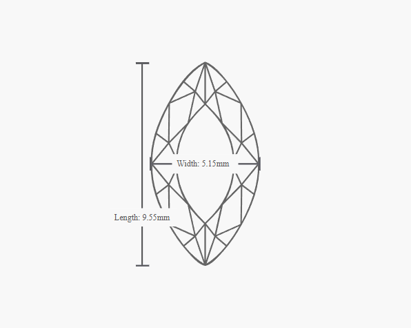 GIA 1.00 Carat D-VS1 Ideal Cut Marquise Diamond - Image 2