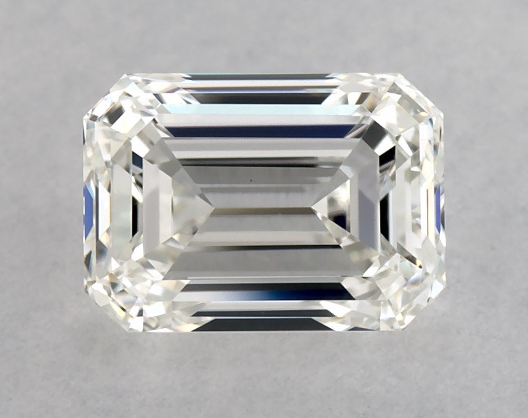 GIA 1.00 Carat H-VS1 Very Good Cut Emerald Diamond