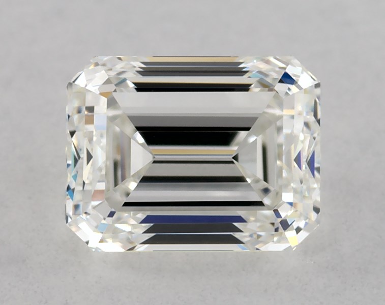 GIA 1.00 Carat H-VVS2 Very Good Cut Emerald Diamond
