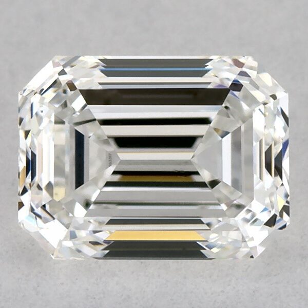 GIA 1.00 Carat F-VS2 Very Good Cut Emerald Diamond