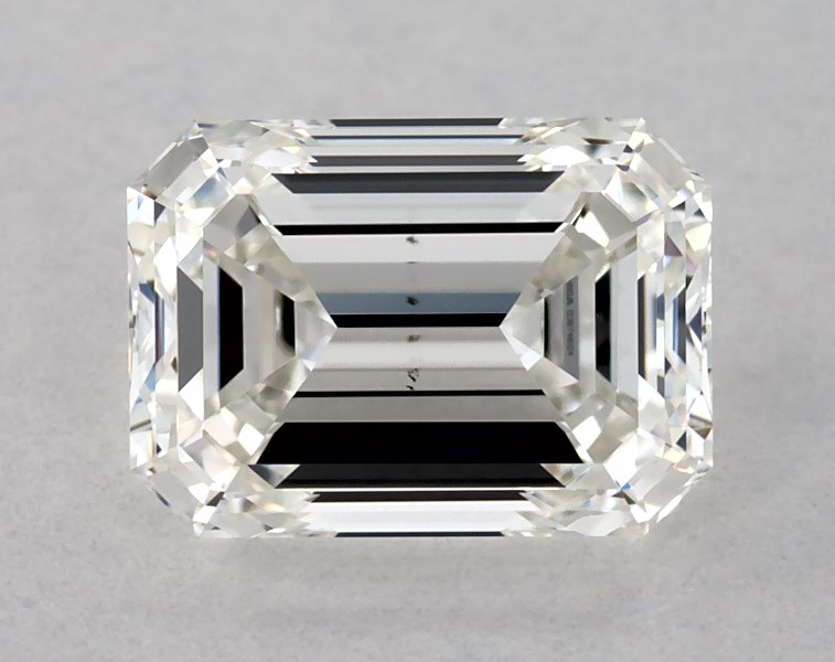 GIA 1.00 Carat H-VS2 Very Good Cut Emerald Diamond