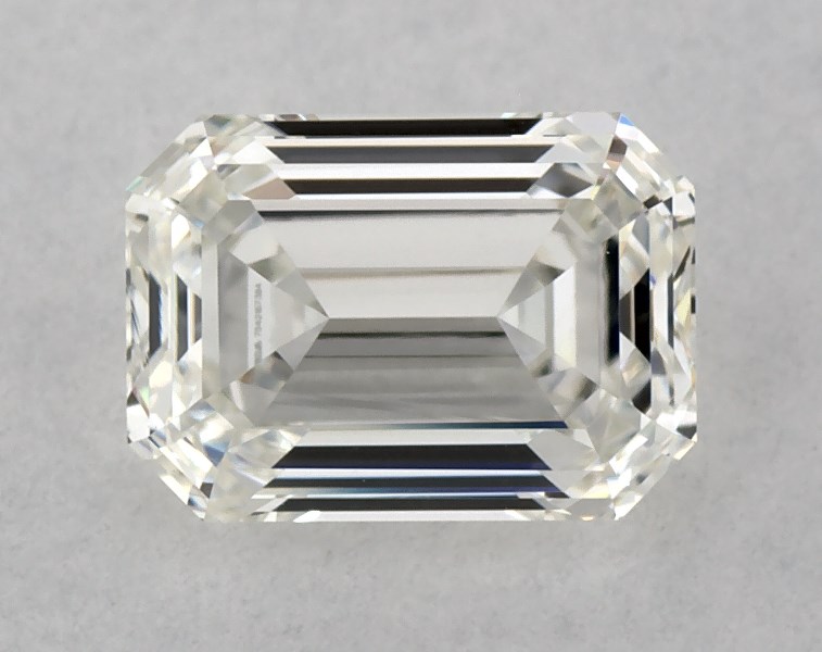 GIA 1.00 Carat H-VS1 Very Good Cut Emerald Diamond