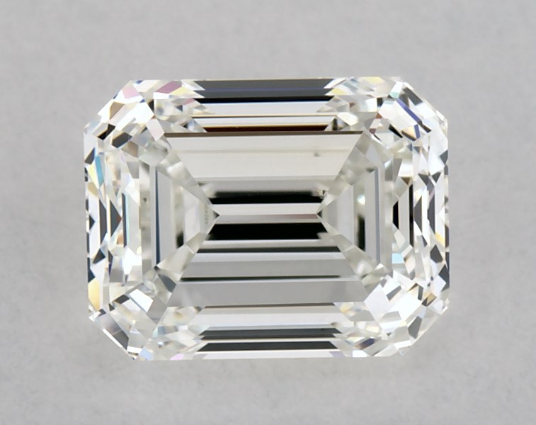 GIA 1.00 Carat H-VS2 Very Good Cut Emerald Diamond