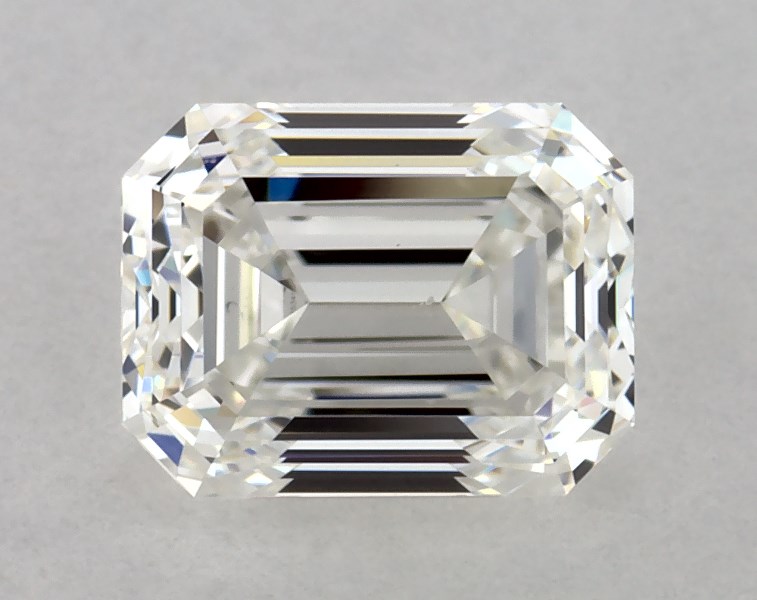 GIA 1.00 Carat H-VS2 Very Good Cut Emerald Diamond