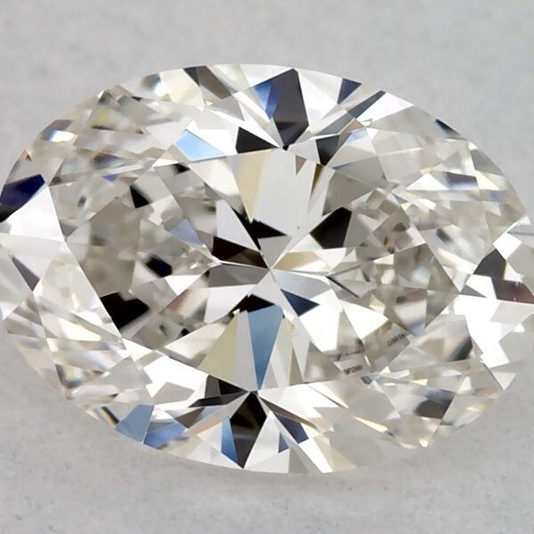 GIA 1.00 Carat H-VS1 Very Good Cut Oval Diamond