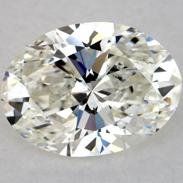 GIA 1.00 Carat H-VS1 Very Good Cut Oval Diamond