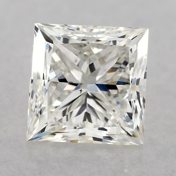 GIA 1.00 Carat H-VS2 Very Good Cut Princess Diamond
