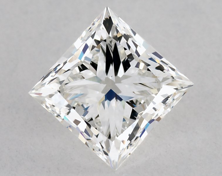 GIA 1.00 Carat H-VS1 Very Good Cut Princess Diamond