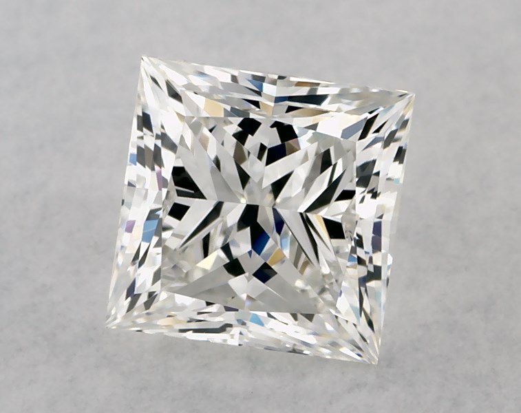 GIA 1.00 Carat G-VS1 Ideal Cut Princess Diamond