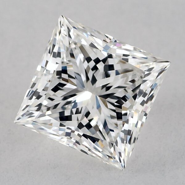 GIA 1.00 Carat G-VS1 Ideal Cut Princess Diamond
