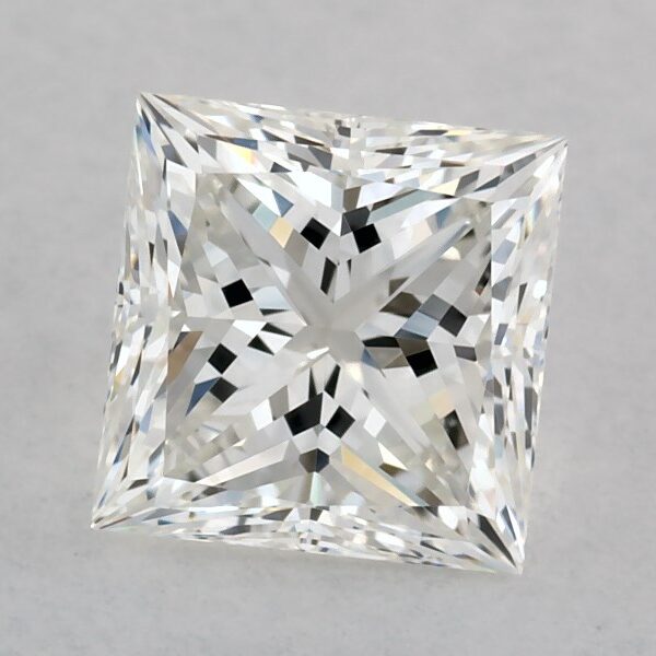 GIA 1.01 Carat H-VS1 Ideal Cut Princess Diamond