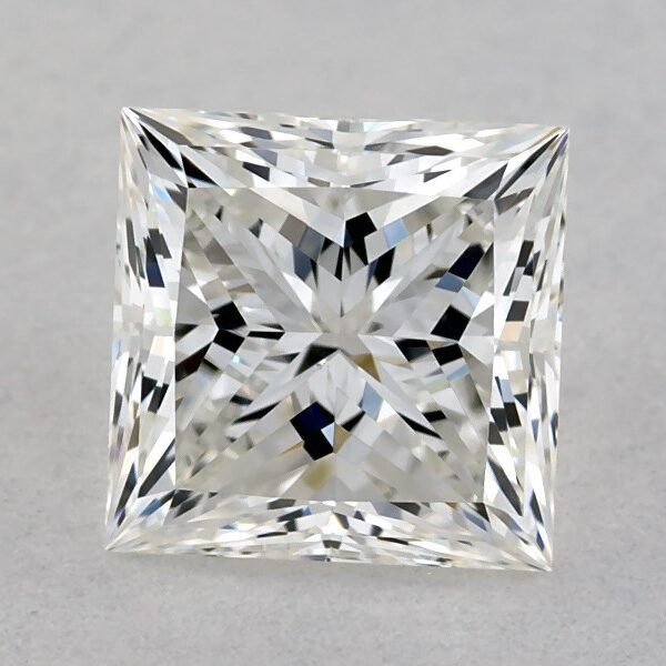GIA 1.01 Carat H-VS1 Ideal Cut Princess Diamond