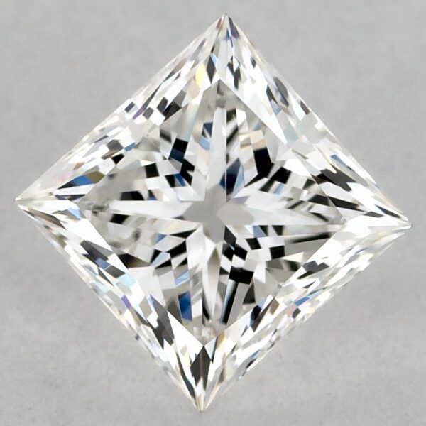 GIA 1.01 Carat H-VS1 Ideal Cut Princess Diamond