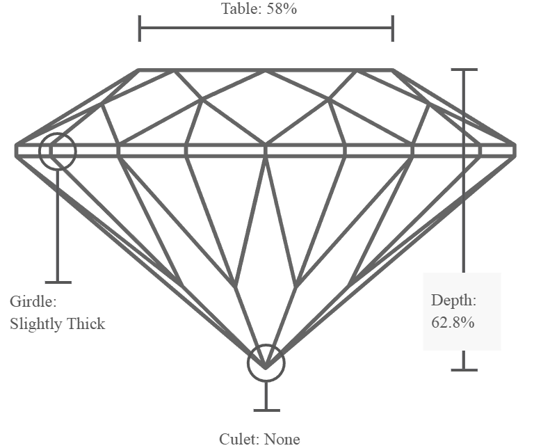 GIA 1.02 Carat H-VS2 Excellent Cut Round Diamond - Image 3