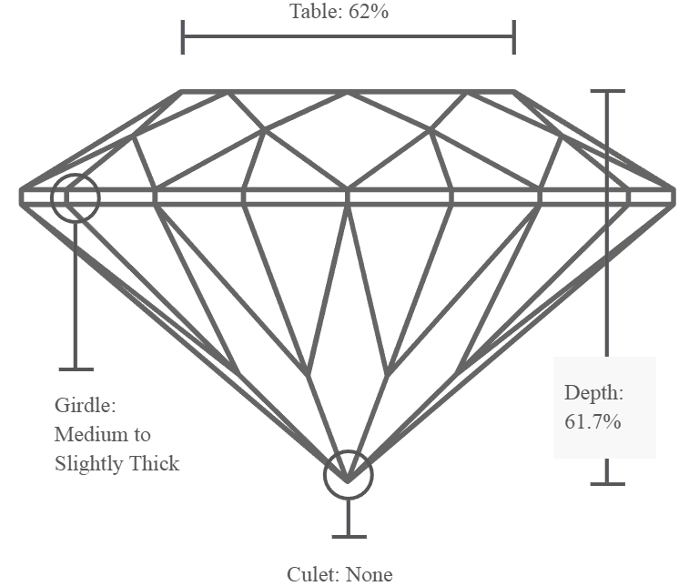 GIA 1.01 Carat H-VS1 Excellent Cut Round Diamond - Image 3
